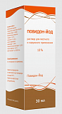 Повидон-йод, раствор для местного и наружного применения 10%, флакон 30мл