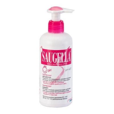 Купить saugella (саугелла) средство для интимной гигиены для девочек с 3 лет girl, 250мл в Нижнем Новгороде