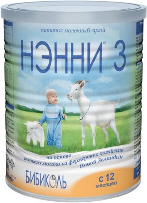 Купить нэнни 3 молочная смесь золотая козочка с 1 года 400г в Нижнем Новгороде