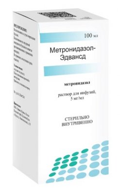 Купить метронидазол-эдвансд, раствор для инфузий 5мг/мл, флакон 100мл в Нижнем Новгороде