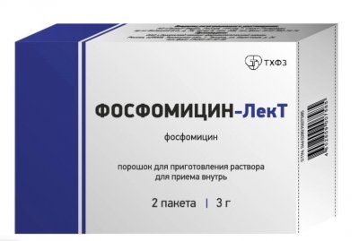 Купить фосфомицин-лект, порошок для приготовления раствора для приёма внутрь 3г пакетик 8г, 2 шт в Нижнем Новгороде