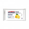 Эконом smart салфетки влажные лимон 15шт