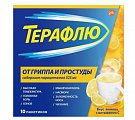 Купить терафлю от гриппа и простуды, порошок для приготовления раствора для приема внутрь, лимонный, пакетики 22,1г, 10 шт в Нижнем Новгороде