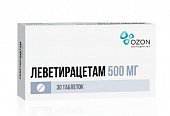 Купить леветирацетам, таблетки, покрытые пленочной оболочкой 500мг, 30 шт в Нижнем Новгороде