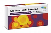 Купить аторвастатин-реневал, таблетки, покрытые пленочной оболочкой 40мг, 30 шт в Нижнем Новгороде