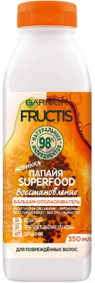 Купить garnier fructis (гарньер фруктис) бальзам-ополаскиватель восстановление суперфуд папайя, 350мл в Нижнем Новгороде