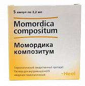 Купить момордика композитум, раствор для внутримышечного введения гомеопатический 2,2мл, ампулы 5шт в Нижнем Новгороде