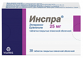 Купить инспра, таблетки, покрытые пленочной оболочкой 25мг, 30 шт в Нижнем Новгороде