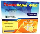 Купить темпонорм флю, порошок для приготовления раствора для приема внутрь 325 мг+10мг+20мг+50мг, пакеты 22,1 г, 10 шт лимон в Нижнем Новгороде