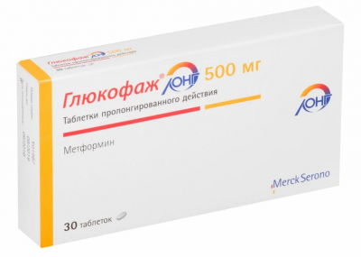 Купить глюкофаж лонг, таблетки с пролонгированным высвобождением 500мг, 30 шт в Нижнем Новгороде