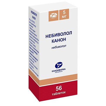 Небиволол Канон, таблетки 5мг, 56 шт