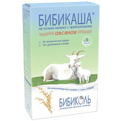 Купить бибиколь каша на козьем молоке овсяная с 5 месяцев, 200г в Нижнем Новгороде