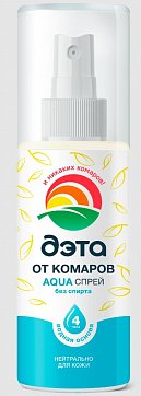 Дэта Аква спрей от комаров, 125 мл