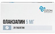 Купить оланзапин, таблетки диспергируемые в полости рта 5 мг, 28 шт в Нижнем Новгороде