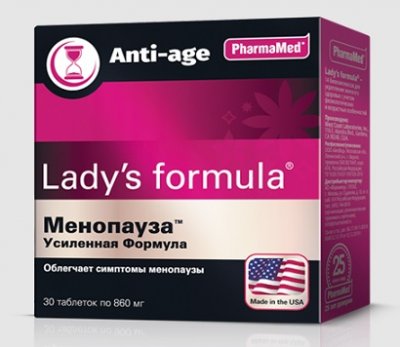 Купить lady's formula (леди-с формула) менопауза усиленная формула, таблетки, 30 шт бад в Нижнем Новгороде