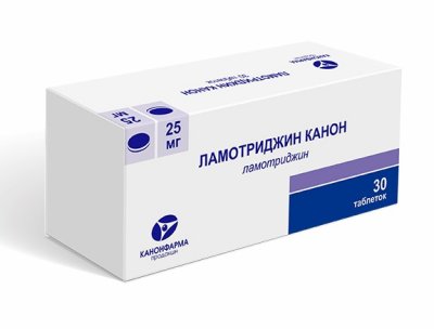 Купить ламотриджин-канон, таблетки 25мг, 30 шт в Нижнем Новгороде