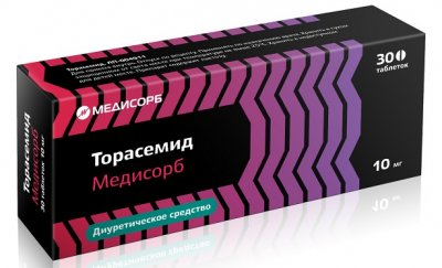Купить торасемид-медисорб, таблетки 10мг 30 шт в Нижнем Новгороде