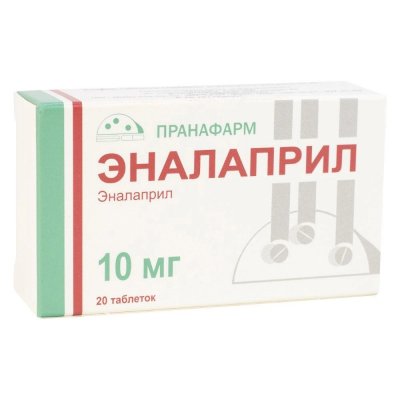 Купить эналаприл, таблетки 10мг, 20 шт в Нижнем Новгороде