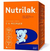 Купить нутрилак 2 (nutrilak 2) молочная смесь с 0 до 6 месяцев, 600г в Нижнем Новгороде