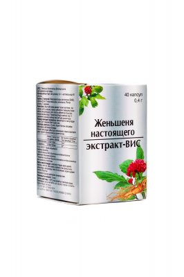 Купить женьшеня настоящего экстракт-вис, капсулы 400мг, 40шт бад (вис ооо, россия) в Нижнем Новгороде