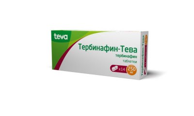 Купить тербинафин-тева, таблетки 250мг, 14 шт в Нижнем Новгороде