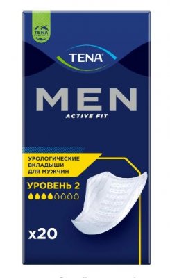 Купить tena (тена) прокладки, men уровень 2, 20 шт в Нижнем Новгороде