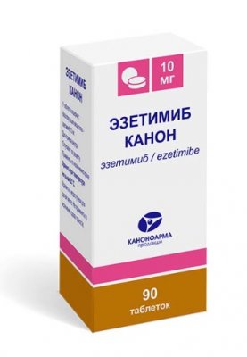 Купить эзетимиб канон, таблетки 10мг, 90 шт в Нижнем Новгороде