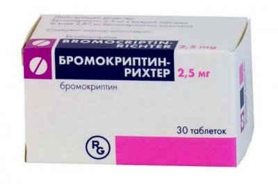 Купить бромокриптин-рихтер, таблетки 2,5мг, 30 шт в Нижнем Новгороде