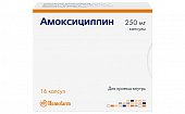 Купить амоксициллин, капсулы 250мг, 16 шт в Нижнем Новгороде