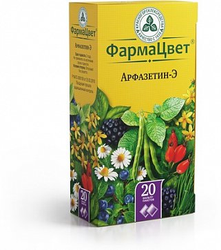 Сбор Арфазетин-Э, фильтр-пакеты 2г, 20 шт