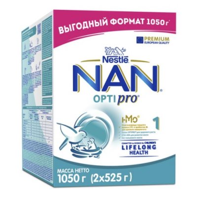 Купить nan optipro 1 (нан) смесь сухая для детей с рождения, 1050г в Нижнем Новгороде