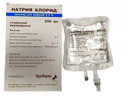 Купить натрия хлорид, раствор для инфузий 0,9%, флакон 200мл в Нижнем Новгороде