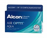 Контактные линзы Air Optix Aqua, 6 pk -1,25 (8,6)