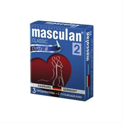 Купить masculan-2 (маскулан) презервативы классик с пупырышками 3шт в Нижнем Новгороде