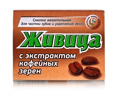 Купить живица смолка жевательная из смолы лиственницы с экстрактом кофейных зерен, 5 шт в Нижнем Новгороде