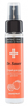 Dr Sauer (Др. Сойер) спрей для рук с антибактериальным действием grapefruit 60 мл, 75% спирт
