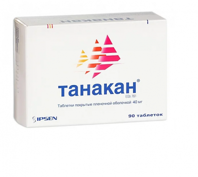 Купить танакан, таблетки, покрытые пленочной оболочкой 40мг, 90 шт в Нижнем Новгороде