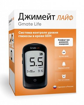 Глюкометр Gmate Life (Джимейт Лайф), комплект