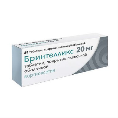 Купить бринтелликс, таблетки, покрытые пленочной оболочкой 20мг, 28 шт в Нижнем Новгороде