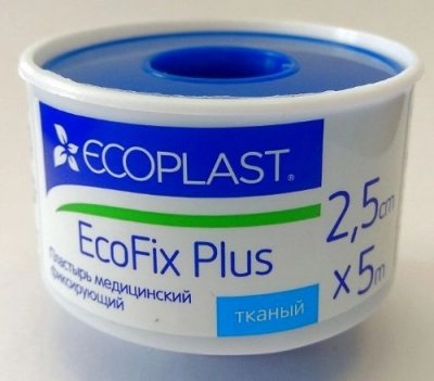 Купить ecoplast ecoplast медицинский фиксирующий тканый 2,5см х 5м в Нижнем Новгороде