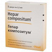 Купить гепар композитум, раствор для внутримышечного и подкожного введения гомеопатический, ампулы 2,2мл, 5шт в Нижнем Новгороде