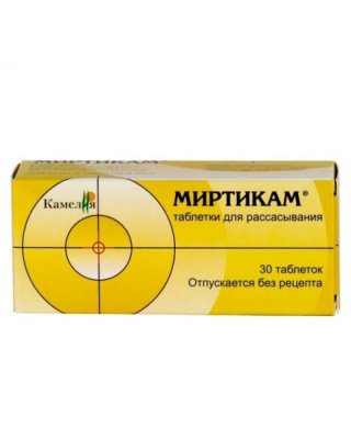 Купить миртикам, таблетки для рассасывания гомеопатические, 30 шт в Нижнем Новгороде