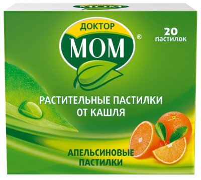 Купить доктор мом, пастилки апельсиновые, 20 шт в Нижнем Новгороде