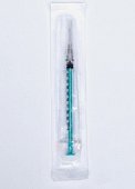 Купить шприц 1мл инсулиновый 100ин/ед (трехкомпонентный) стерильный с иглой луер 0,4х12мм премиум, 100 шт в Нижнем Новгороде