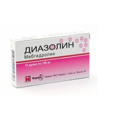 Купить диазолин, држ 100мг №10 (фармак, украина) от аллергии в Нижнем Новгороде