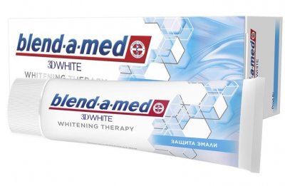 Купить бленд-а-мед (blend a med) зубная паста 3d вайт whitening therapy защита эмали 75мл в Нижнем Новгороде