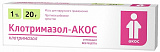 Клотримазол-Акос, мазь 1% 20г