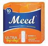 Meed Ultra Top Dry (Мид) прокладки гигиенические ультратонкие, 10 шт