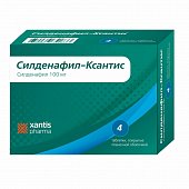 Купить силденафил-ксантис, таблетки, покрытые пленочной оболочкой 100мг, 4 шт в Нижнем Новгороде