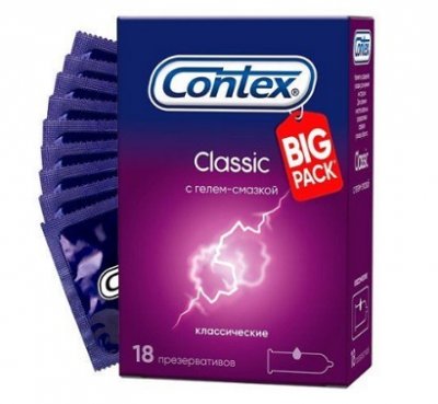 Купить contex (контекс) презервативы classic 18шт в Нижнем Новгороде